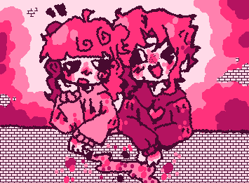 Zinc and Zephyr chibi art (OCS)! Zinc you shouldn't do that :/