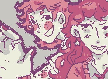 @goose 's ocs uhhh madyln and coraline i think??? ahhh they're so cute ahhh <3