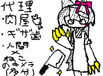 代理 ‼️
お肉屋さん設定の子好きなんですよね ~ ,,,
分かりにくいですけど手もズボン(長ズボン)も黒色です ‼️
尻尾は皆様の好みに … ✨

手書きなので文字汚いです … 🙃