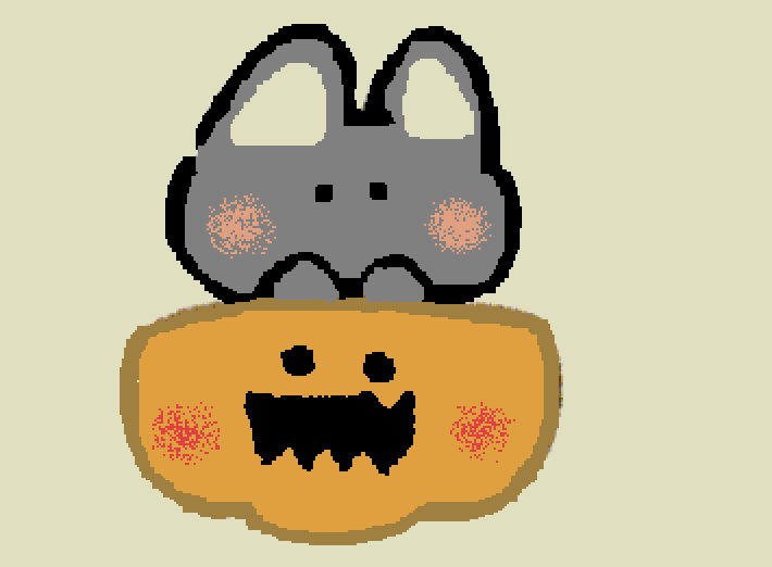 Hamusutarさん、リクエストありがとうございました。
10月のハロウィンのような絵になりましたね‼️