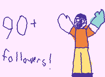 Thanks to these 7 amazing people for getting me from 85 to 92 followers: kaigo arakine, Static-Knot, bubblebunny, V1V1D_M1ll1P3D3, Blue_potxto, aftonsparv_silly
