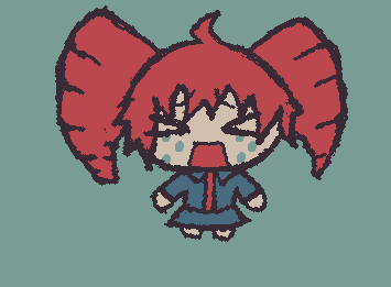 Crying teto, like a keychain I got recently