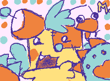 i havent posted anything for a bit because i have art camp. ive also been really busy and havent had enough time to draw on wiggly. i hope yall can understand!!