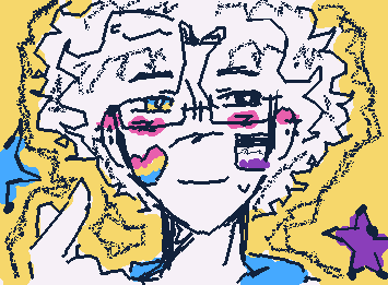 This was lwk hard with the limited colors but anyways here’s Archie! Hes pan but asexual♪(๑ᴖ◡ᴖ๑)♪