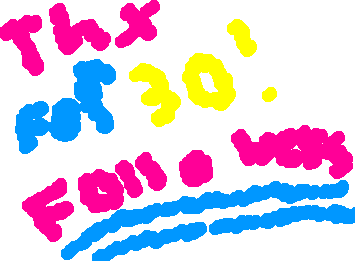 THX SO MUCH FOR 35 FOLLOWERS