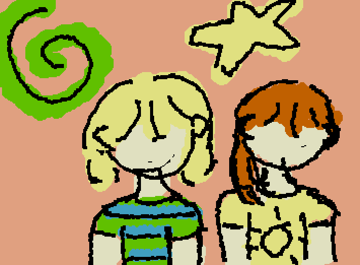 Willow and her friend. Someone got a name for her friend?