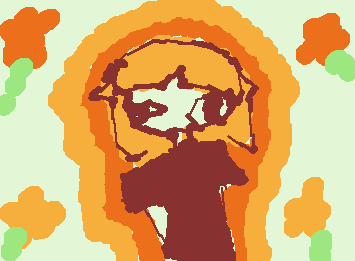 drew me sona with fav colors, rlly shitty cuz I'm at skool