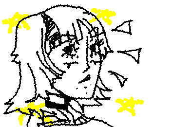 back again with my girl kirara hoshi :P
ignore how wonky this looks. drawing on a mac mouse is hard ok