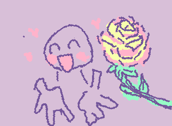 He wants to give U a hug! c: (havent posted in a while heh) any ideas for Me to draw?