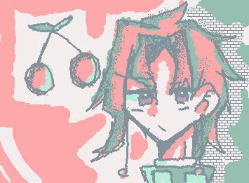 🍒影つけるの忘れてた