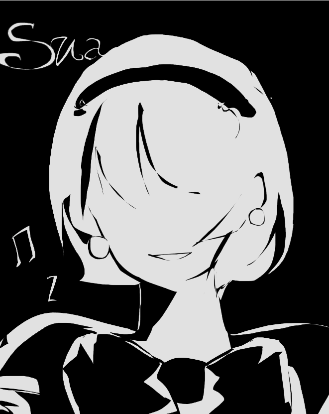 SUA!!!!!!!!!!!!!!!! I luvv drawing with lasso tool/2 colors