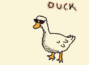 @mac_the_cheese Your duck with sunglassessssssssss 😎🦆