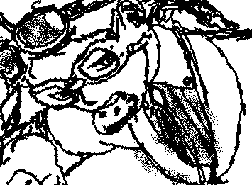 menina comendo biscoitos,testando os pinceis