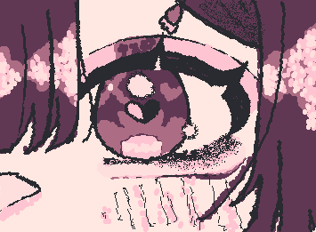 目描いた。フォローして。I drew my eyes. Follow me.
