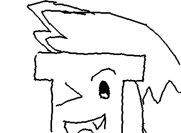 ok another doodle i get bored in class ok? i might make an actually colored drawing w effort later today but dont count on it