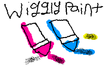 It's wiggly paint