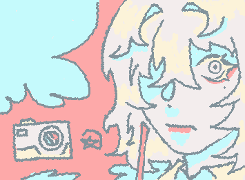 glare: to shine with an uncomfortably harsh light