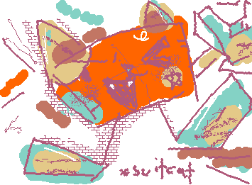 @Jai-traces 's oc suitcat! bro looks joyful ofc any lore??>>.....