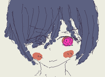できたけどもう一人の人がどうしても描けなくて…すいません…しかも下手だしね…