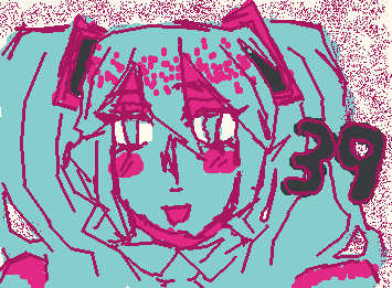 late miku day art ;-;