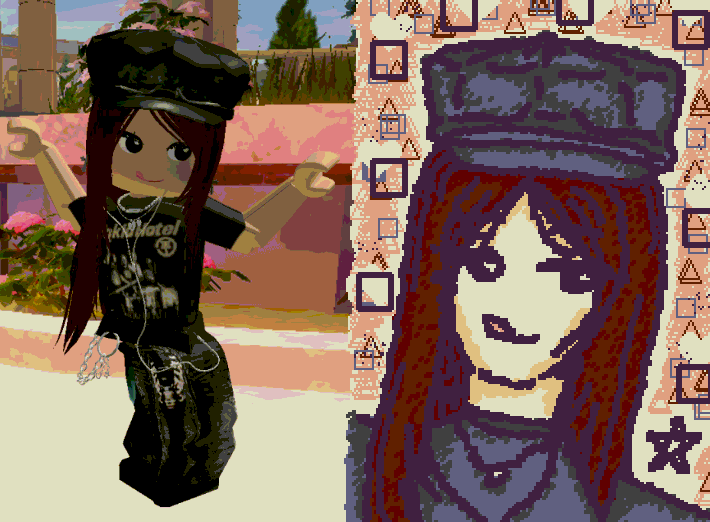My friend's Roblox avatar!