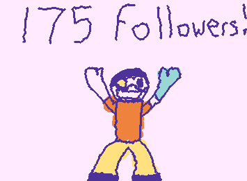 I'm really happy that I'm at 175 followers =D