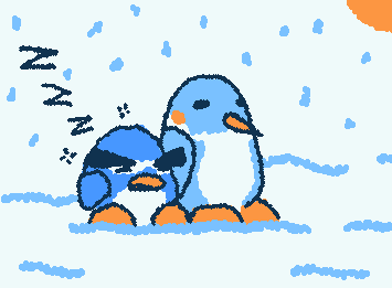 it's a cold day today. (terry and jerry from blocktales!)