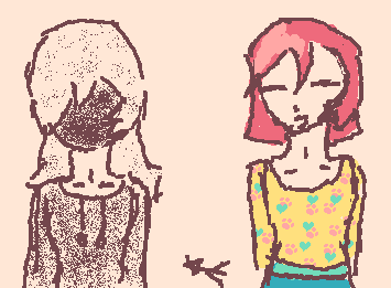 Same oc btw, just different au’s. Guess which one is cannon