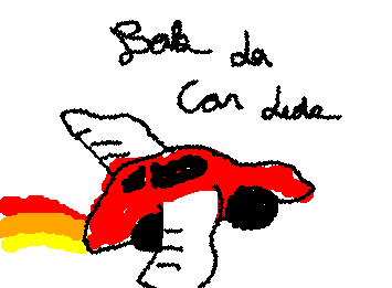 @Flynn requested a car with wings farting rainbows so...