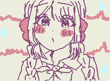 ocのかおり描いた〜！3分クオ