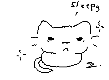 Slept late..