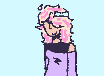 Cassandra my my closeted lesbian oc who's gf is a 26,000 year old vampire <3