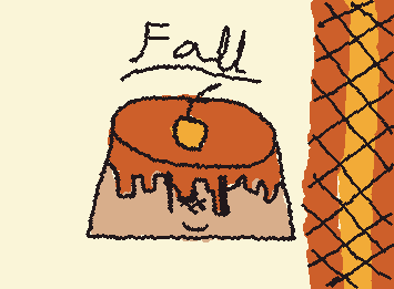 Little fall flan