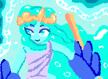 Tidal Hero (a kirby oc by me)