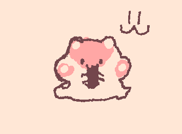 this hamster is here to remind you that you Are beautiful the way You Are :)