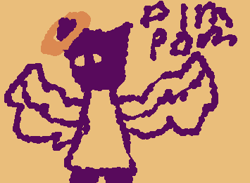 stomach book drawing/pimpom