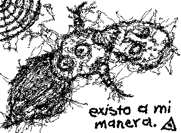 Solo quiero publicar mis formas de existir y resistir esta existencia llena de preguntas. mi nombre artístico es axaxaxas.