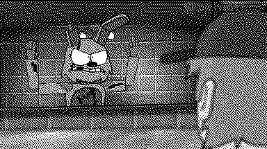 "Once im done with you. Your face will look like mashed potatoes!" (Frame from "5 am at freddys: the sequal" by piemations)