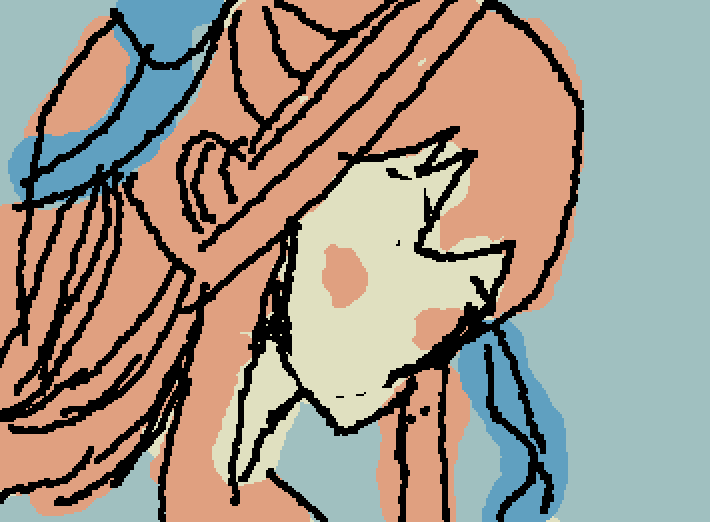 MONIKA FROM DDLC!! Inspired by @ac3r 's pfp (my bestie irl)