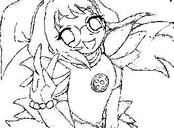 Now I gotta color her!