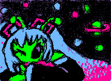 Alien Miku sry for not posting got busy:\