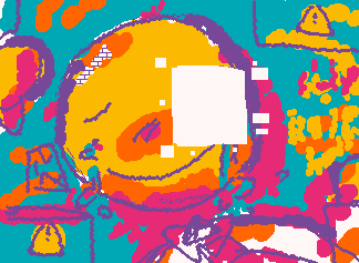cubismismism art (yes im a fan of vocaloid utaite lol) i drew an oc art. idk dis is geen not good zooo wut do u think?