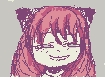 I tried to do Anya from Spy X Family (^-^)