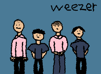 WEEZER ik (the colors are a bit off we don't talk abt it)