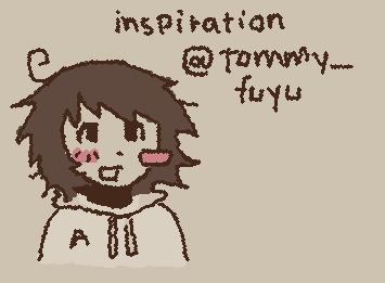 un pequeño aquinito, en el estilo me inspire en @Tommy_fuyu creo q se llama asi en X