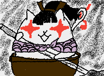 best rusher in the game for me he's so cute but he looks like he's going to jump on someone 
(Issun Boshi, Battle Cats)