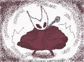 I drew Hornet from Silksong :D