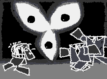 “The 2nd Station. They look down at your Love. They call your Love weak. But you know they aren’t.”  OFF WITH YOUR HEAD