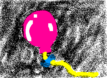 ぴんくのふうせん