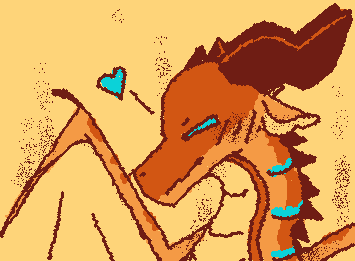 I liked the sky drawing so much I made a peril version of it<3 I hope all the wof fans like it!!